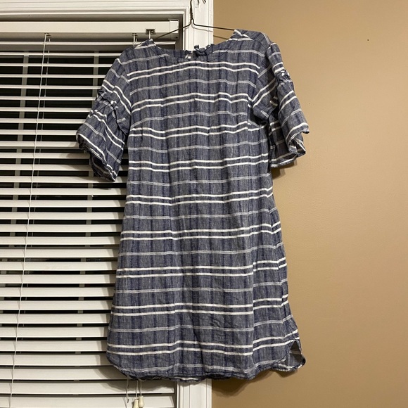 steph mini dress shell linen Steph Crepe Mini Dress main image 1